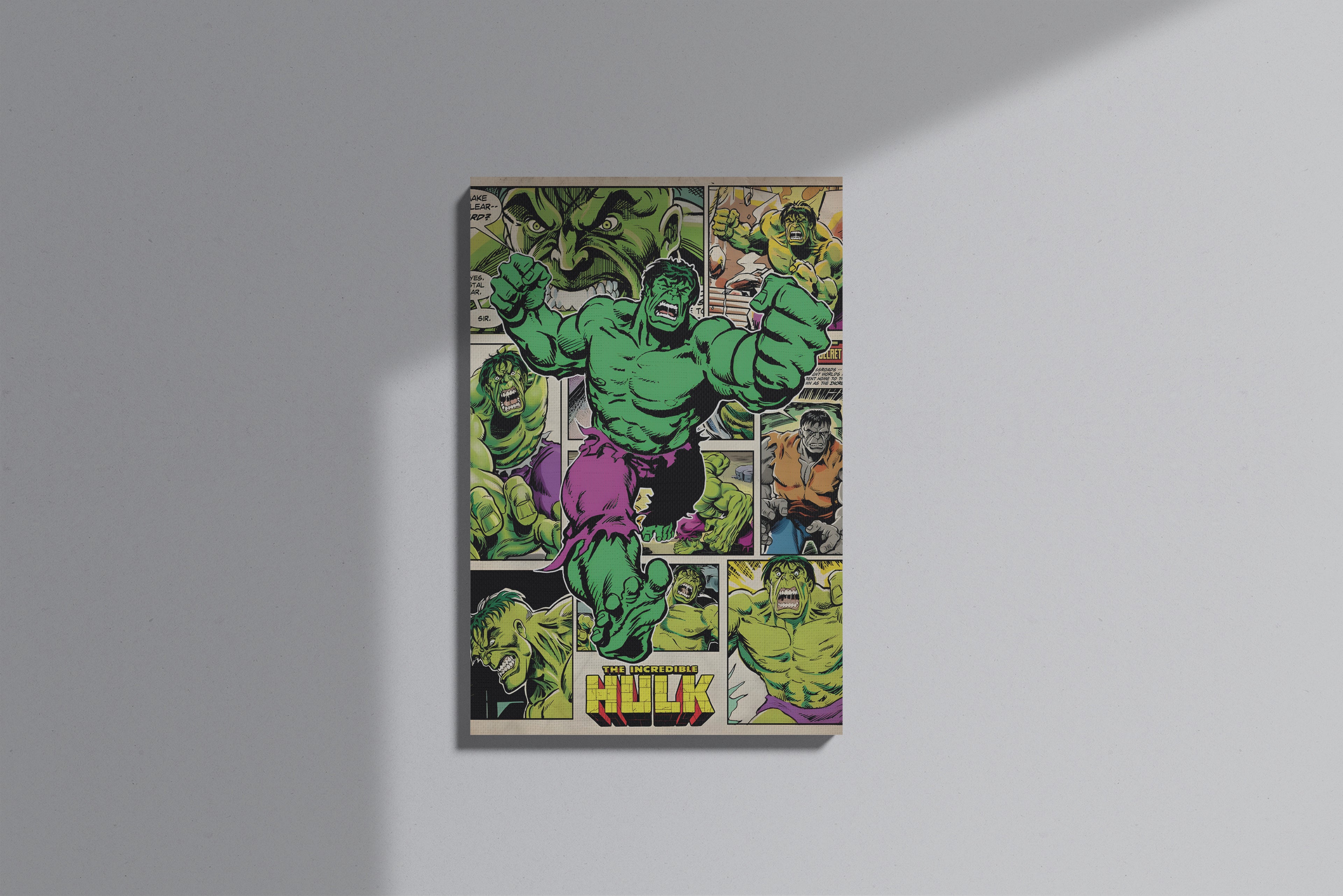 GeekCultcha Marvel Hulk Premium Canvas Print