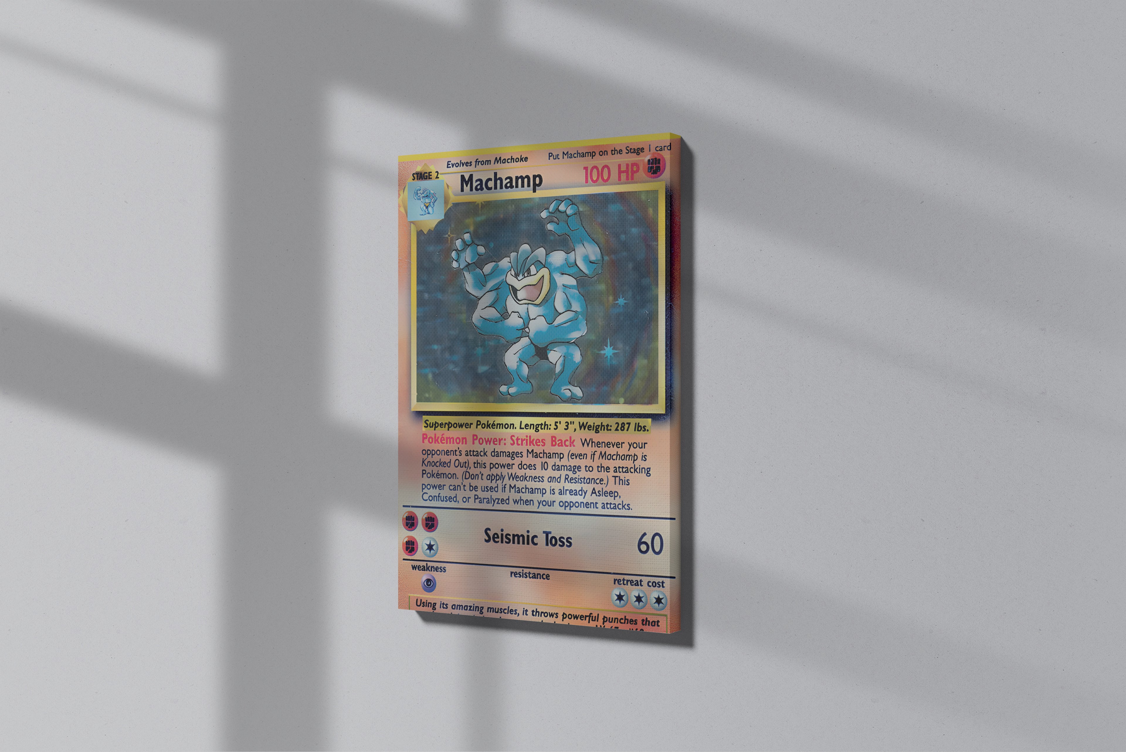 GeekCultcha Pokémon Machamp Premium Canvas Print