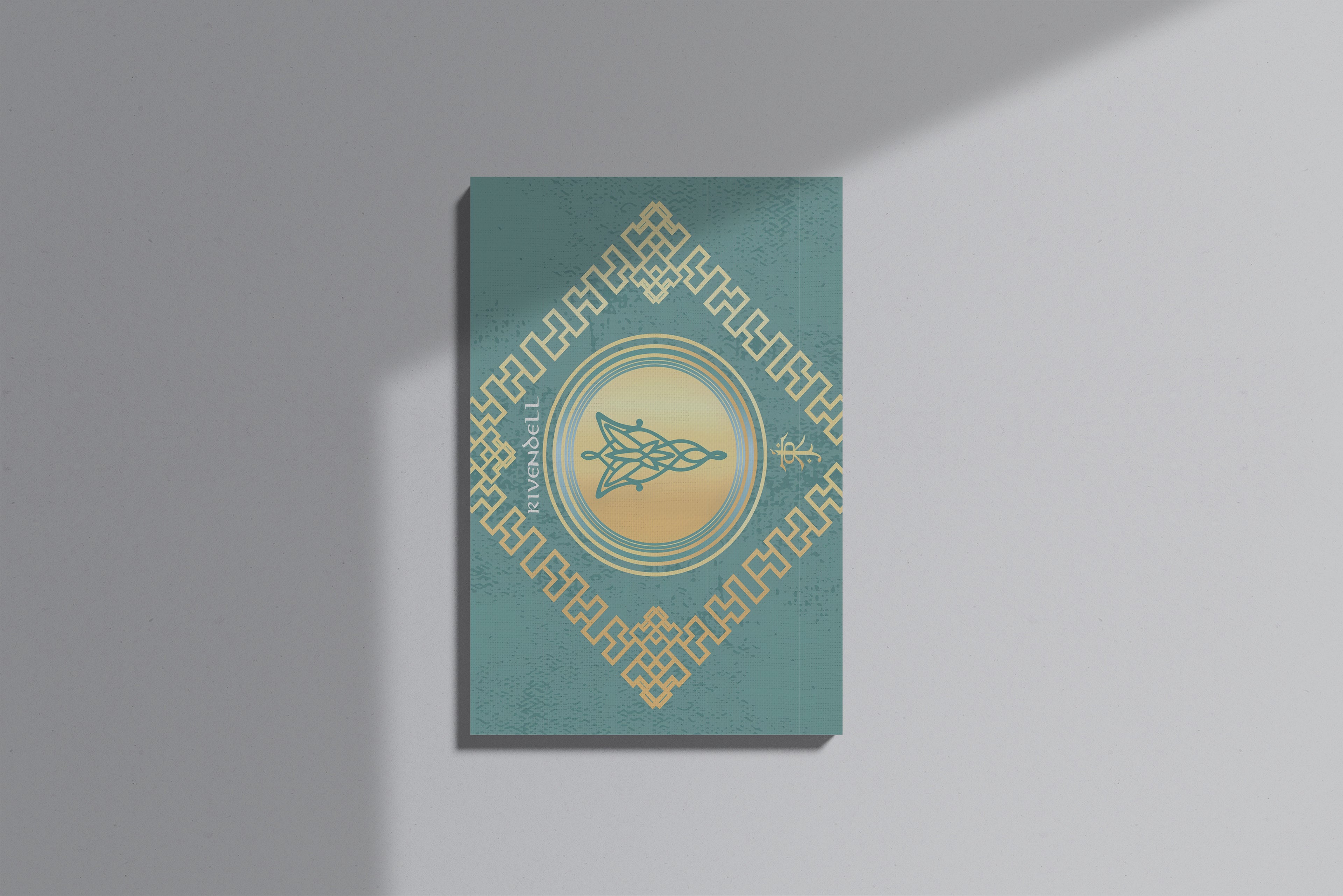 GeekCultcha Rivendell Themed Premium Canvas Painting