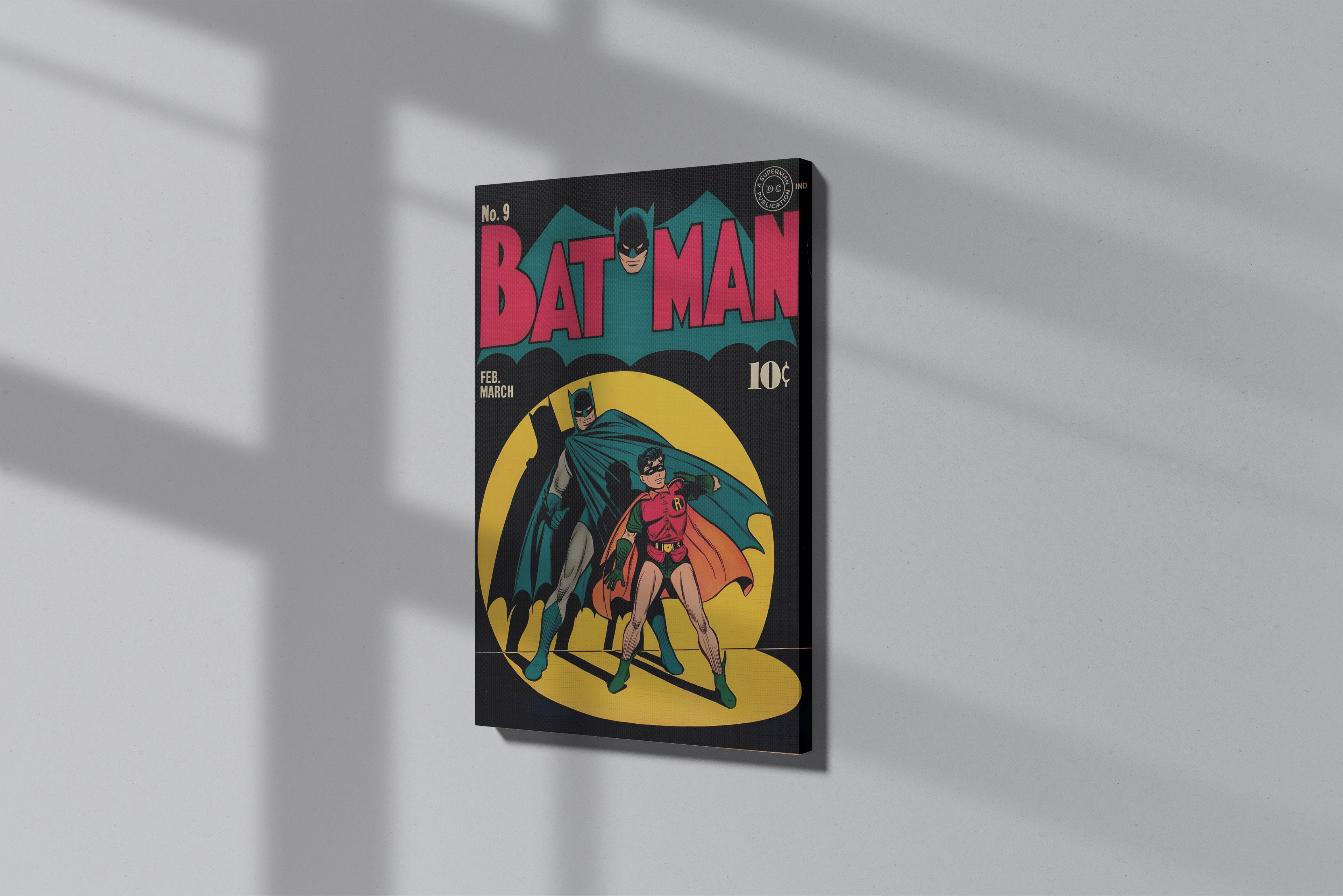 GeekCultcha DC Comics Batman Robin Premium Canvas Print