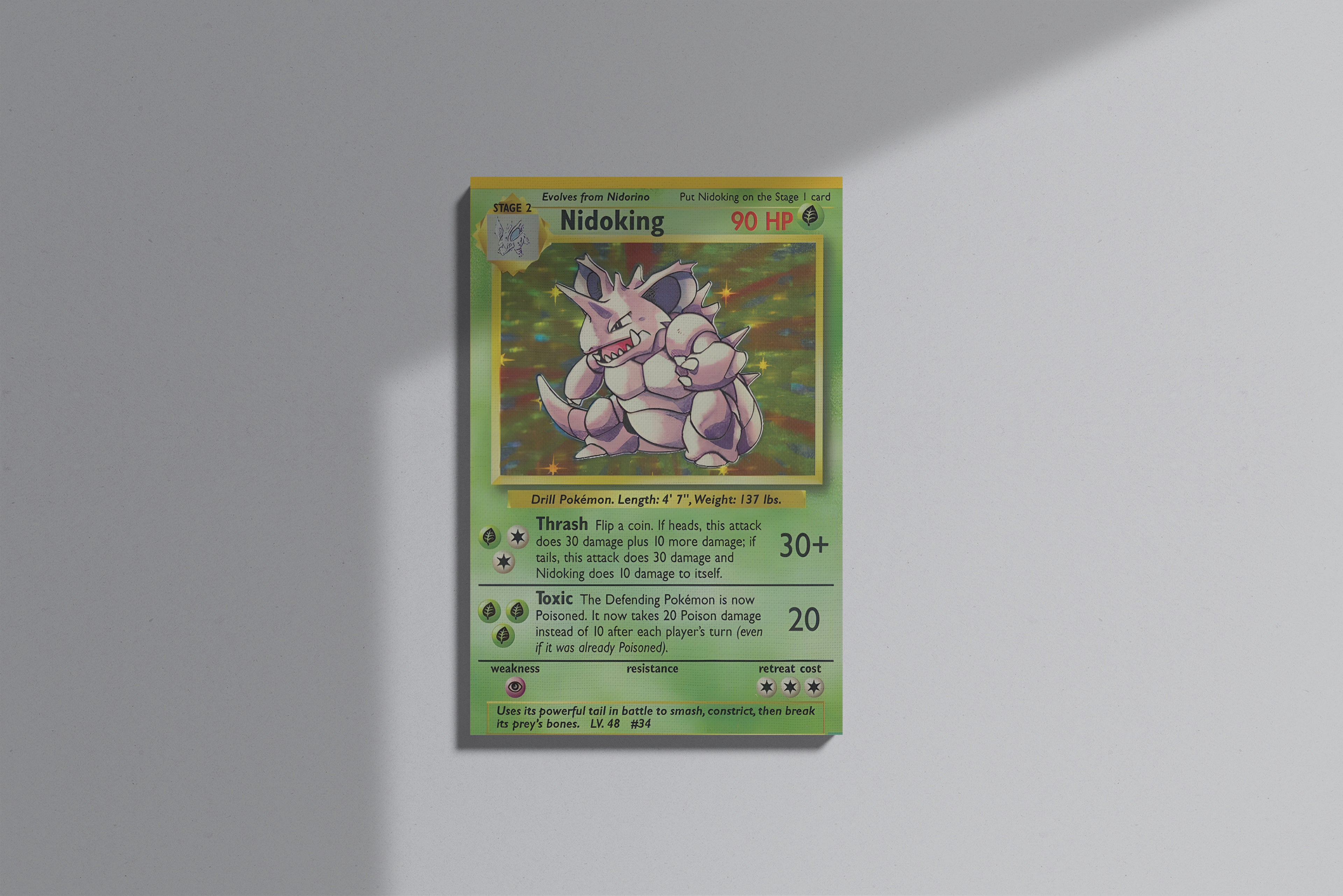 GeekCultcha Pokémon Nidoking Premium Canvas Print