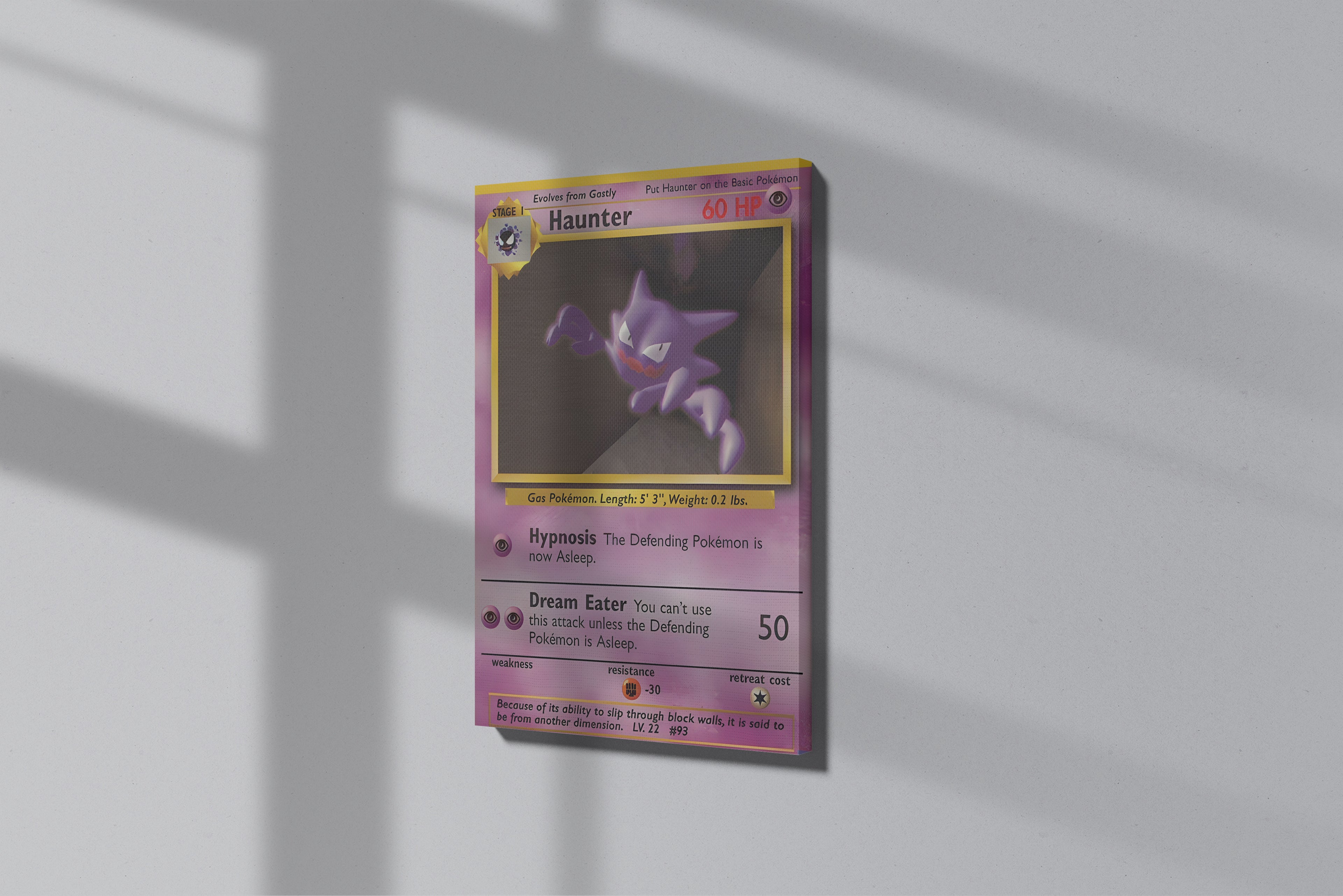 GeekCultcha Pokémon Haunter Premium Canvas Print