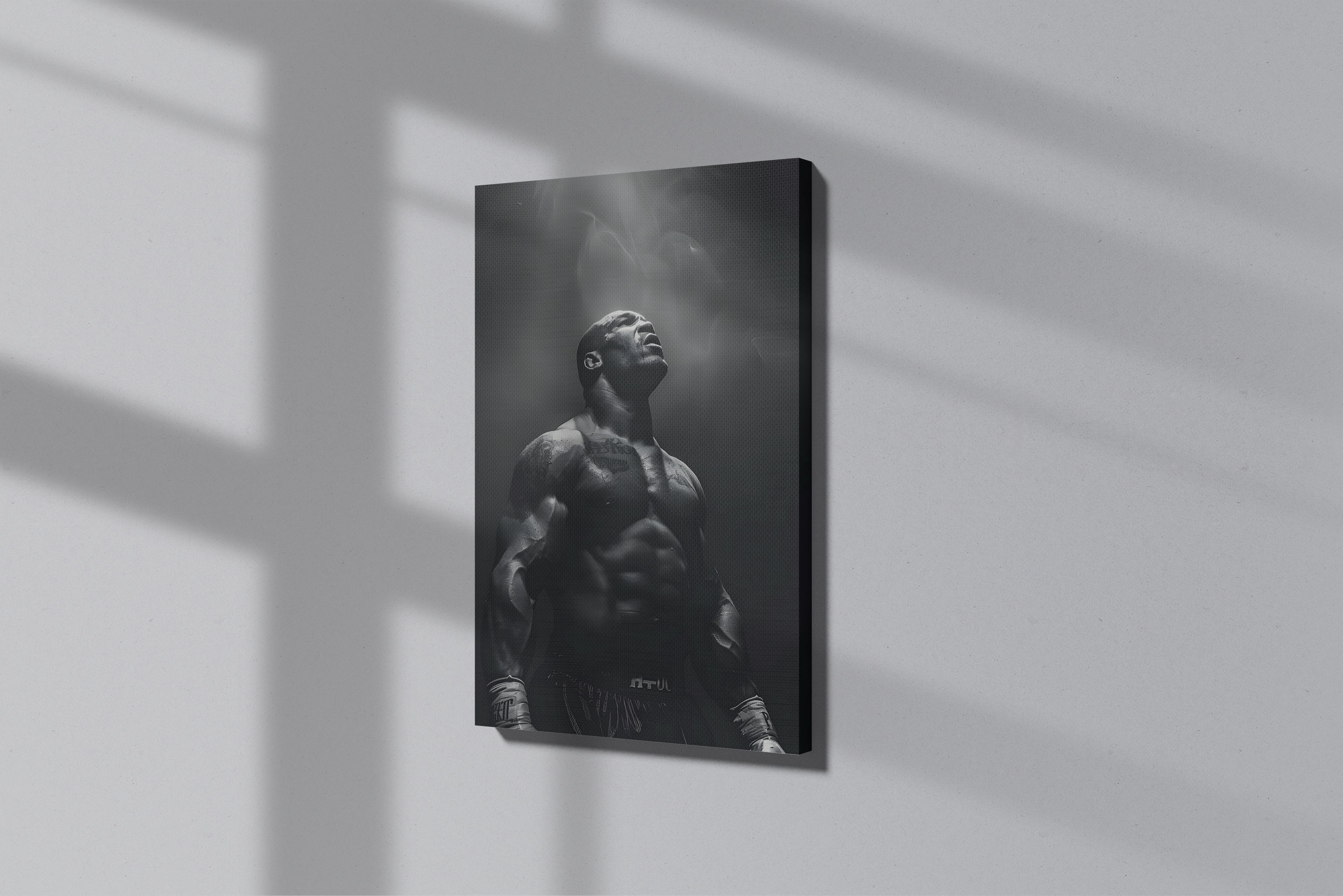 GeekCultcha Boxing Champion Themed Premium Canvas Painting
