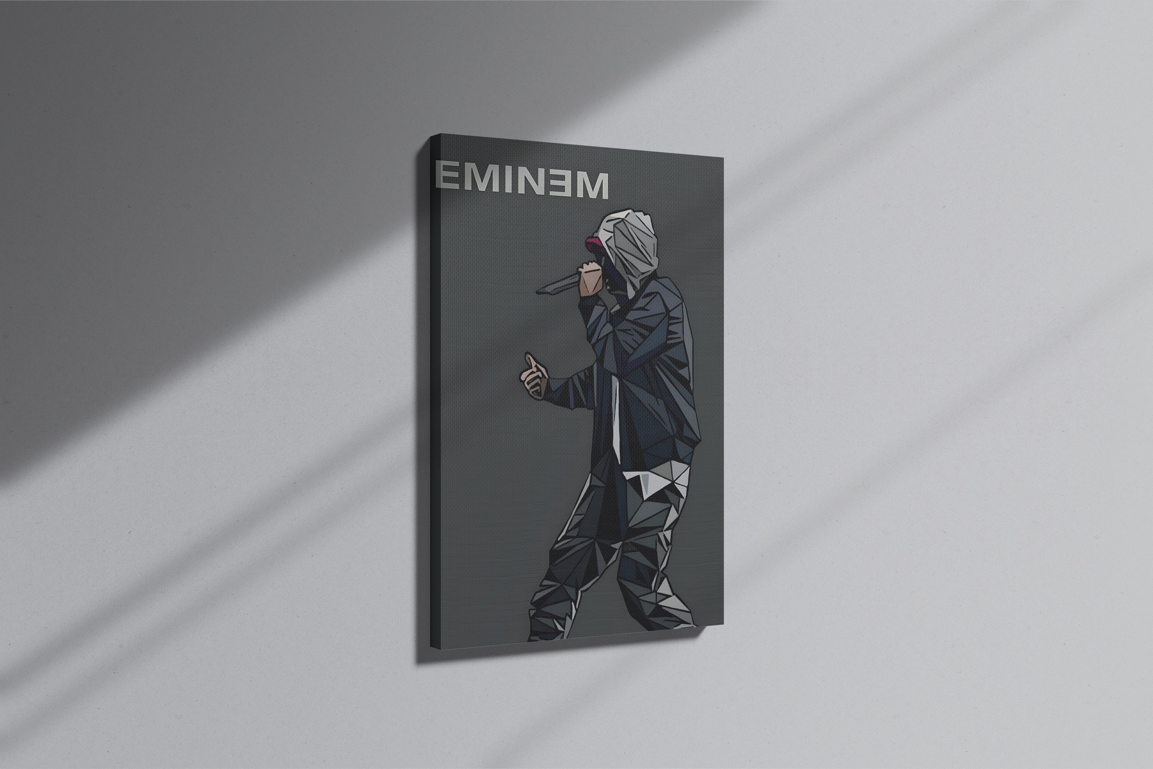 GeekCultcha Eminem Concert Style Premium Canvas Print
