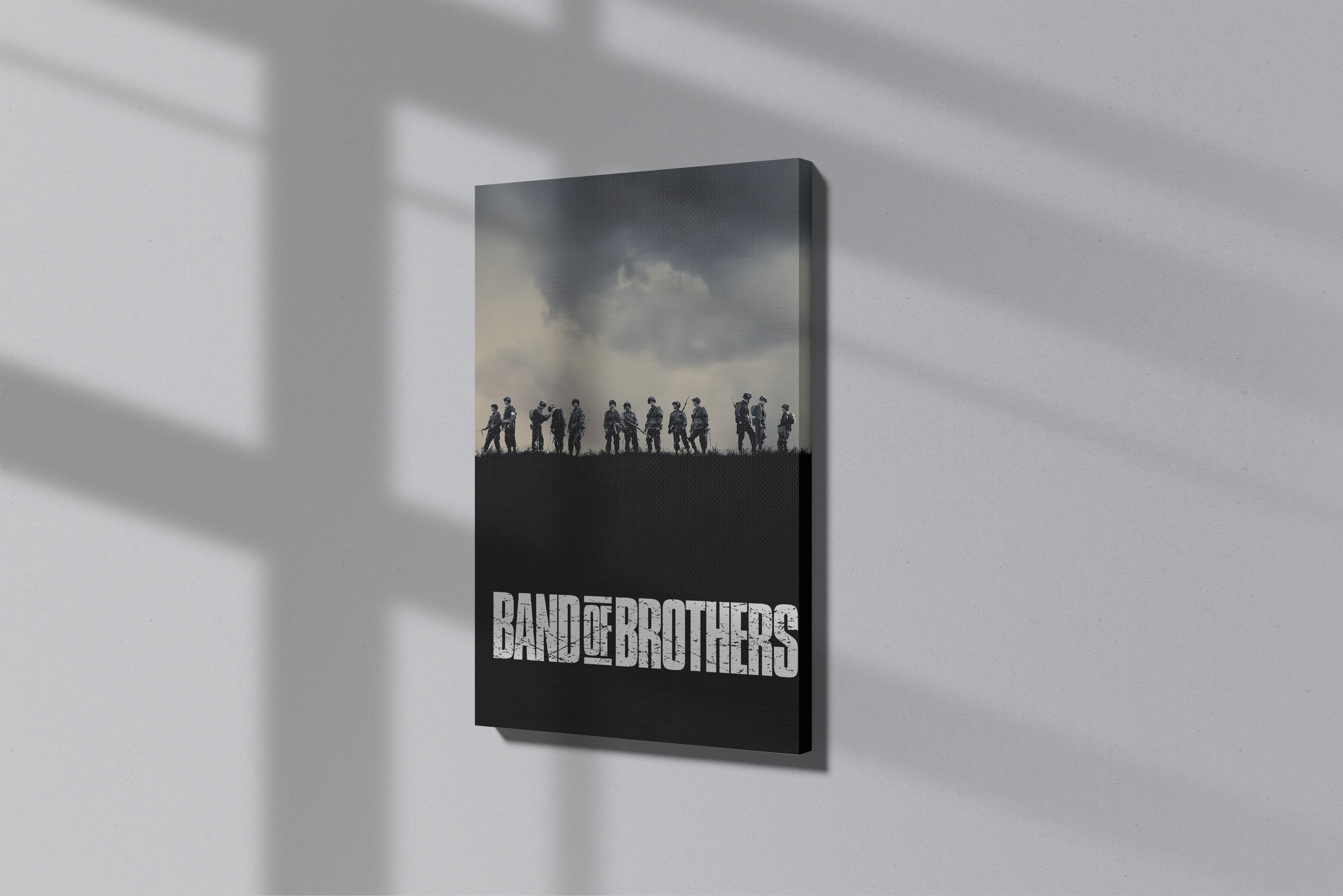 GeekCultcha Band of Brothers Themed Premium Canvas Print