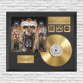 Personalized Michael Jackson Dangerous Gold Record Framed Wall Art